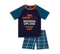 Harry Bear Pigiama Gaming | Pigiami Bambino Manica Corta | Pigiama Gamer per Ragazzi | Set Pigiami Estivo | Marina 9-10 Anni