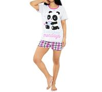 Harry Bear Pigiama per Donna Panda Multicolore Small