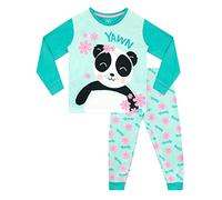 Harry Bear Pigiama per Ragazze Panda Verde 7-8 Anni