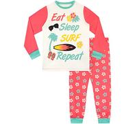 Harry Bear Pigiama per Ragazze Surfista Rosa 7-8 Anni
