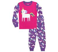 Harry Bear Pigiama per Ragazze Unicorno Vestibilitta Stretta Multicolore 6 a 7 Anni