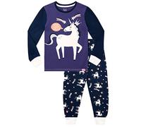 Harry Bear Pigiama per Ragazze Vestibilitta Stretta Unicorno Viola 9-10 Anni