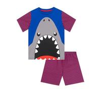 Harry Bear Pigiama Ragazzo | Squalo Pigiama Corto Ragazzo | Pigiami Bambino | Blu 7-8 Anni