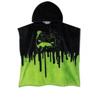 Harry Bear Poncho Bambino Gaming, Poncho Mare Bambini Con Cappuccio, Accappatoio Ragazzo Cotone, Accappatoio Bambino Gioco, Taglia Unica, Nero