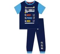 Harry Bear Pyjama | Pigiama WiFi per Ragazzi | Pigiami Gamer per Bambini | Set Pigiami in Cotone Gaming | Blu 11-12 Anni