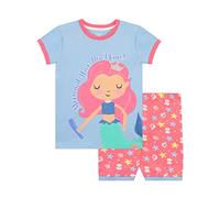 Harry Bear Ragazze Glittero Sirena Corto Pigiama Multicolore 3-4 Anni