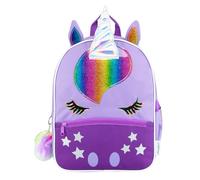 Harry Bear Zaino Unicorno | Zainetto Bambina | Zaino Bambina | Zaini Scuola Bambina | One Size Viola