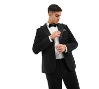 Harry Brown - Giacca da smoking slim nera-Nero 48