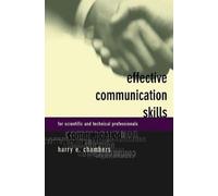 Harry Chambers Effective Communication Skills For Scientific And Tec (Tascabile)