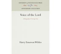 Harry Emerson Wildes Voice of the Lord (Copertina rigida) Anniversary Collection