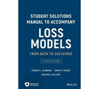 Harry H. Panjer Gordon E. W Loss Models: From Data to Decisions, 5e (Tascabile)