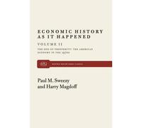 Harry Magdoff Paul M. Sweezy End of Prosperity (Tascabile)