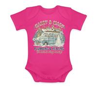 Harry & Marv The Wet Bandits | Kevin da solo a casa Home Alone film natalizio | Natale Natale X-Mas Baby Body, Colore: rosa., 12 mesi