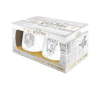 Harry Potter 2 Glass Set Ravenclaw & Hufflepuff Europe Bicchieri ABYSTYLE