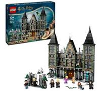 Lego harry potter 76453 villa malfoy, giochi bambini 10+, casa giocattolo con stanze, funzioni e 9 personaggi, idea regalo