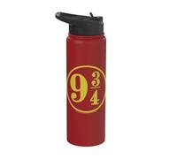 Harry Potter 9-3/4 Logo Stainless Steel Insulated Water Bottle