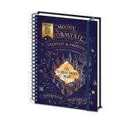 Harry Potter A4 Wiro Notebook and Diary (Marauders Map Design) - Official Mercha