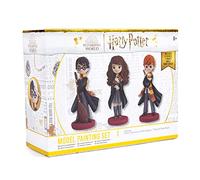 Harry Potter abeec - Set per dipingere i propri modelli, regalo per bambini, 3 personaggi, 7 colori per poster e 1 pennello extra fine, regalo per bambini