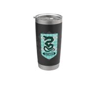 Harry Potter Abstract Slytherin House Shield Bicchiere termico in acciaio inox doppia parete