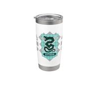 Harry Potter Abstract Slytherin House Shield Bicchiere termico in acciaio inox doppia parete