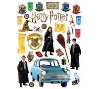 Harry Potter Adesivi Set 65 x 85cm Taglia Grande Decorativo Vinile Decalcomania