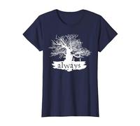 Harry Potter Always Maglietta, Donna, Navy, L
