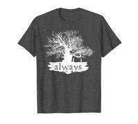 Harry Potter Always Maglietta, Uomo, Grigio Scuro, 3XL