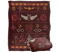 Harry Potter And The Deathly Hallows Part 2 Harry Potter Icon Pattern Coperta super morbida al tatto setoso - 152 x 127 cm