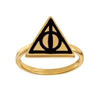 Harry Potter Anelli di Harry Glasses Mischief Managed, Reliquie della morte, Design ad anello in oro, placcato oro, placcato argento, 6, Ottone, Non applicabile