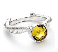 HARRY POTTER Anello Solitario in Donna Argento 925-