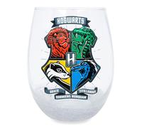 Harry Potter Animale Stemmi Teardrop senza Stelo Vino Vetro Contiene 591ml