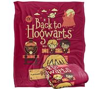 Harry Potter Back To Hogwarts Platform 9 3 4 Chibis Coperta super morbida al tatto setoso - 152 x 127 cm