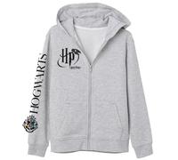 Harry Potter Bambino Felpa con Cappuccio (Grigio,14 Anni)