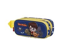 Harry Potter Beasty Friends-Astuccio 3D Doppio, Blu, 22 x 9.5 cm