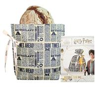 Harry Potter Beeswax Bag - Perfect for Lunch, Snacks, Bread, Veggie, Fruit - First Made in the World and crafted in Czechia, the Heart of Europe - 100% Natural Organic Food Storage - Daily Profet