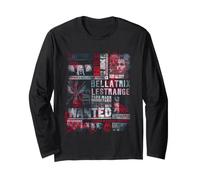 Harry Potter Bellatrix Lestrange Word Art Maglia a Manica