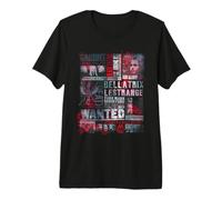 Harry Potter Bellatrix Lestrange Word Art Maglietta Premium