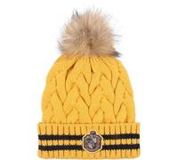 Harry Potter Berretto a maglia Pom-Pom, HUFFLEPUFF - Giallo, Taglia unica