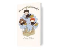 Harry Potter Biglietto di auguri di compleanno con scritta in lingua inglese Have a Magic Birthday (lingua italiana non garantita)