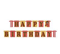 Amscan 9905195 - Ghirlanda Harry Potter, 180 cm, buon compleanno, compleanno, Hogwarts, decorazione da appendere