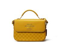 HARRY POTTER Borsa a tracolla - Proud Tassorosso - House Pride - Borsa da scuola, Giallo, 17x19x7cm