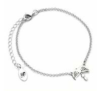 Harry Potter Bracciale in argento Sterling con ciondolo a forma di diade