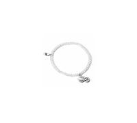 HARRY POTTER Bracciale in cristallo con ciondolo a forma di boccino d'oro in argento Sterling, Misura unica, Argento sterling