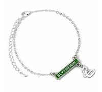 HARRY POTTER Bracciale ufficiale Serpeverde Bar, Medio, Zinco, Nessuna pietra preziosa