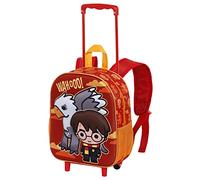 Harry Potter Buckbeak-Zaino 3D con Ruote Piccolo, Arancione, 26 x 34 cm, Capacità 12.5 L