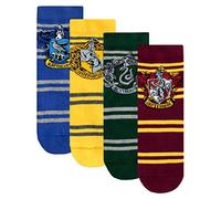 Harry Potter Calzini Confezione da 4 per Bambini Hogwarts Multicolore 37/40