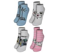 Harry Potter, calzini da donna - Hedwig Hogwarts, calze da ginnastica da donna, confezione da 4