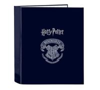 HARRY POTTER CAPTAIN - Cartellina a 4 anelli, ideale per bambini di diverse età, comoda e versatile, qualità e resistenza, 27 x 6 x 33 cm, Blu navy, M, Casual