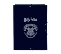 HARRY POTTER CAPTAIN - Cartellina portadocumenti con 3 fogli, ideale per bambini di diverse età, comoda e versatile, qualità e resistenza, 26 x 36,5 cm, Blu navy, M, Casual