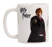 Harry Potter Ceramic Mug with Photograph of Ron Weasley and Hogwarts Crest in Pr